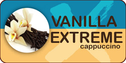 <strong>Vanilla Extreme Cappuccino</strong><br />
Take your favorite vanilla to the extreme with an extra kick of caffeine!